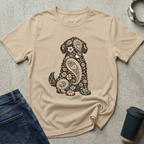 Paisley Dog Silhouette T-Shirt