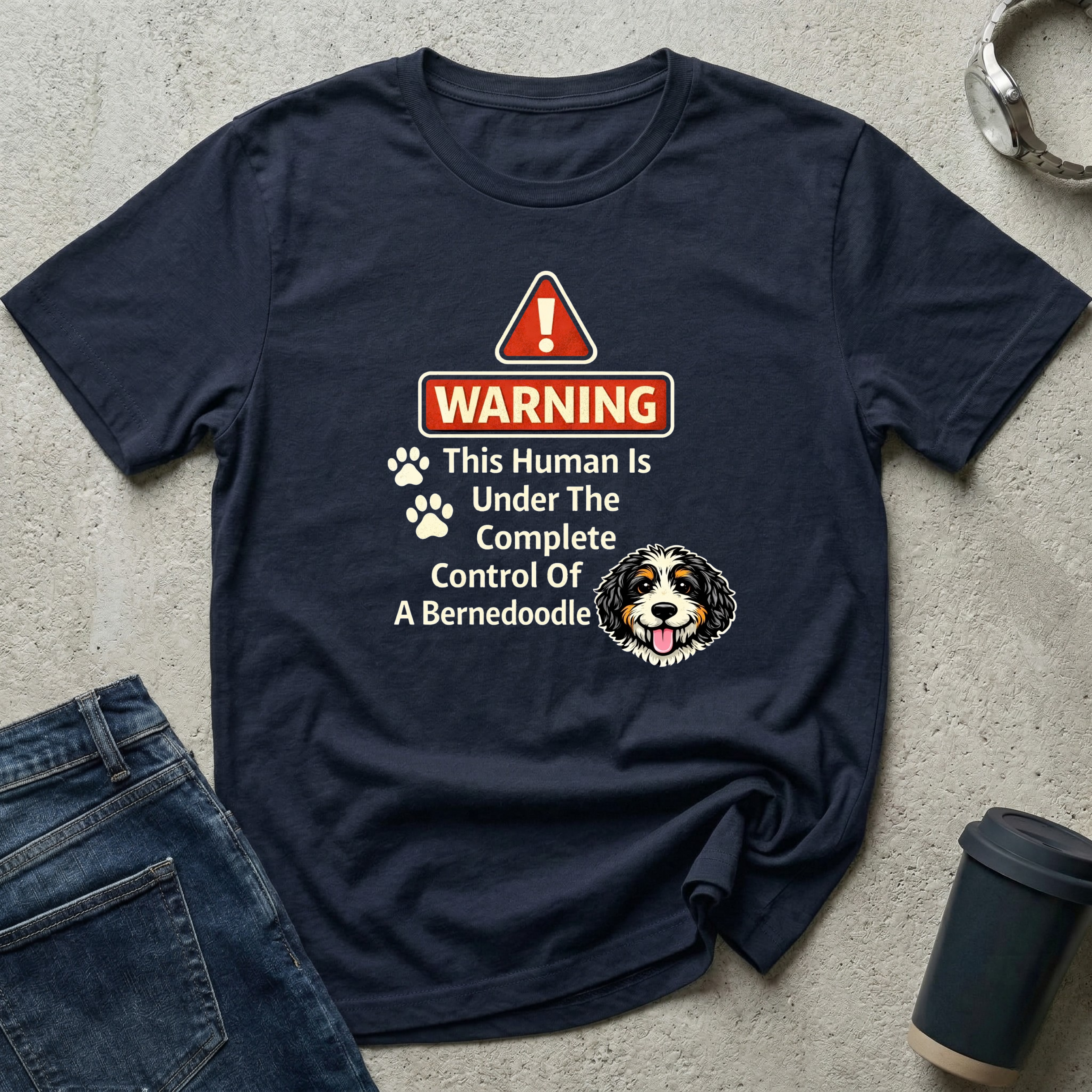Bernedoodle Warning T-Shirt