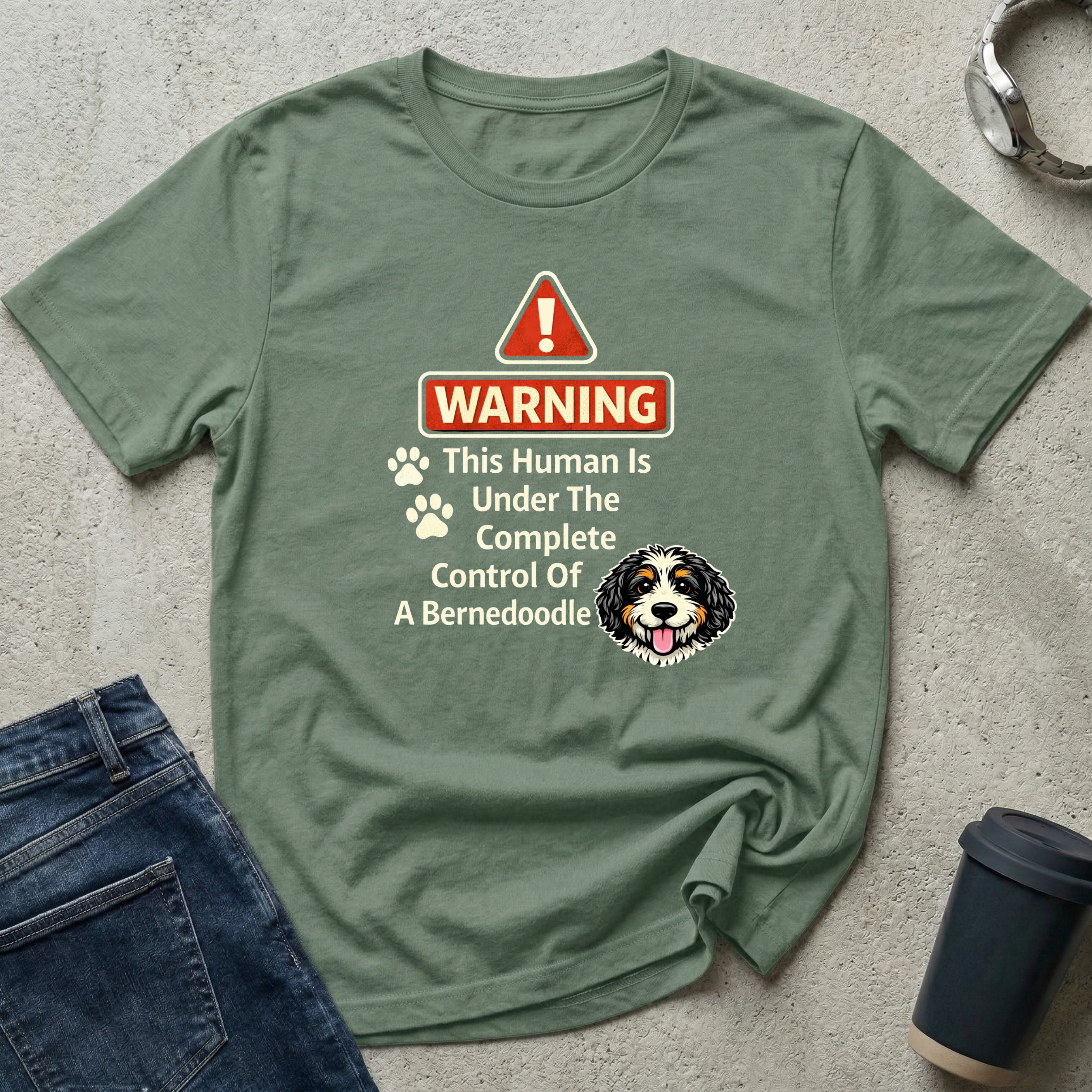 Bernedoodle Warning T-Shirt