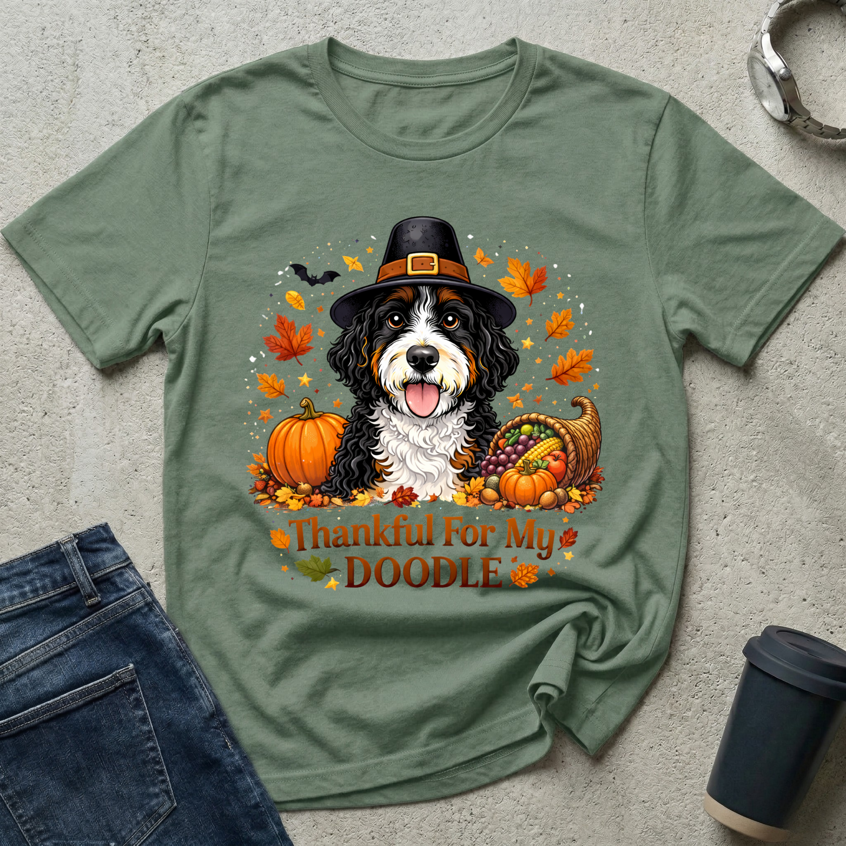 Thankful For My Doodle T-Shirt