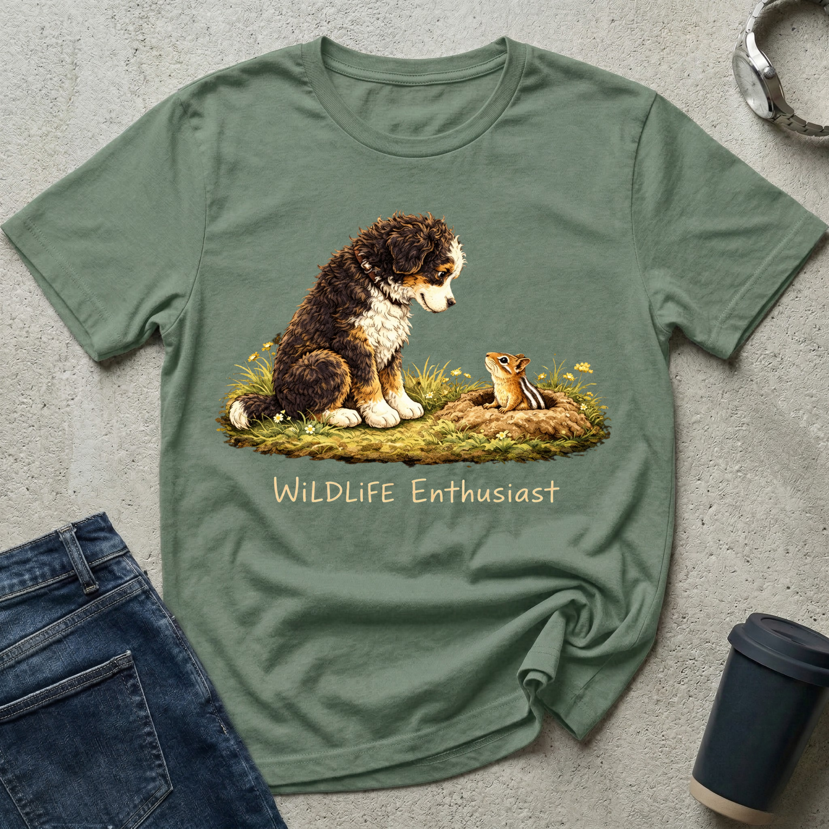 Wildlife Enthusiast - Chipmunk T-Shirt