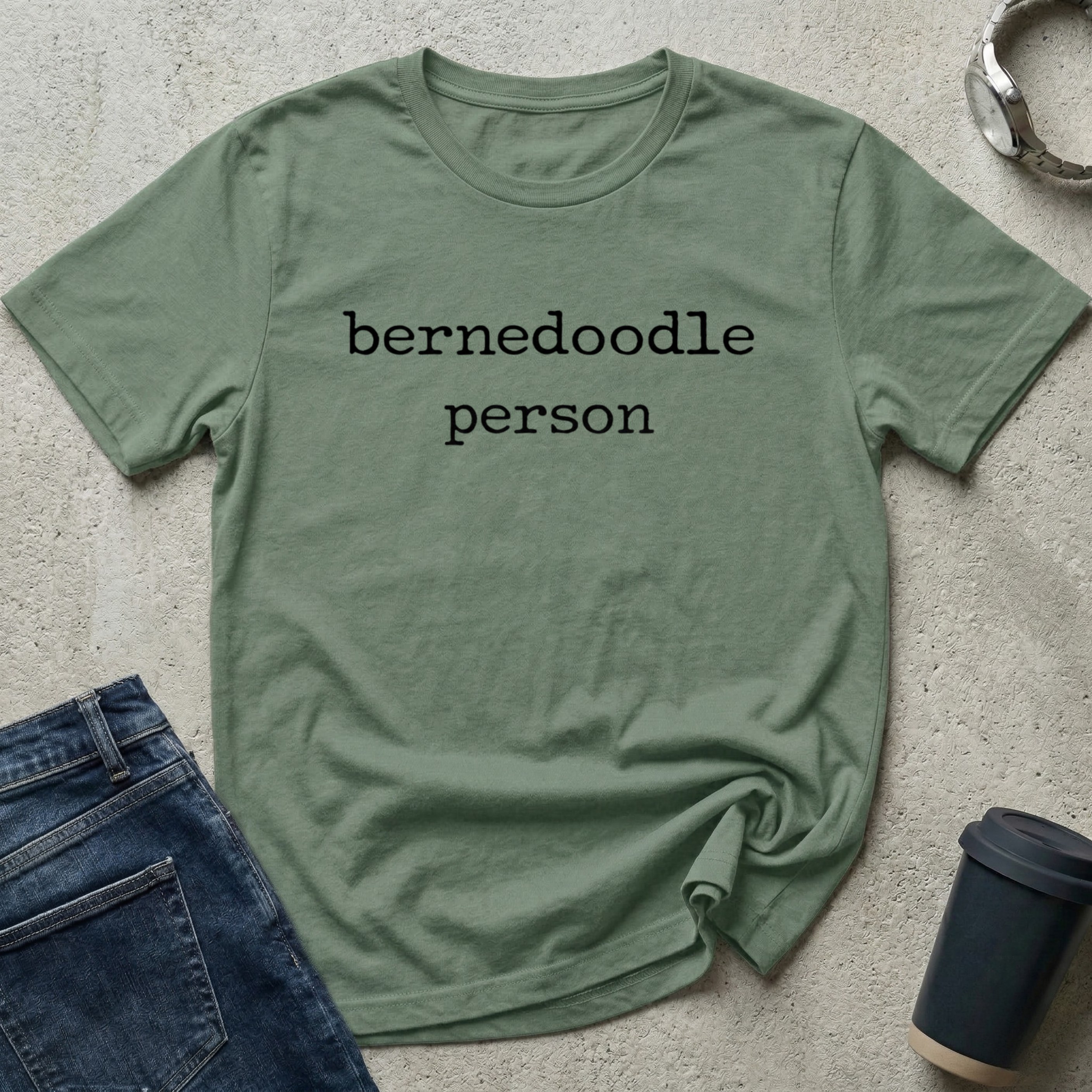 Bernedoodle Person T-Shirt