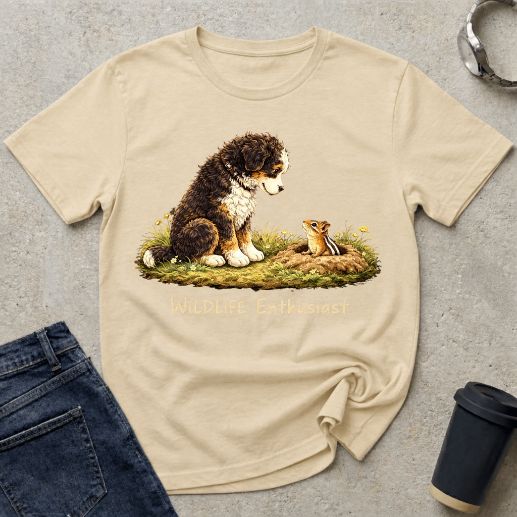 Wildlife Enthusiast - Chipmunk T-Shirt
