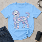 Pastel Floral Doodle T-Shirt