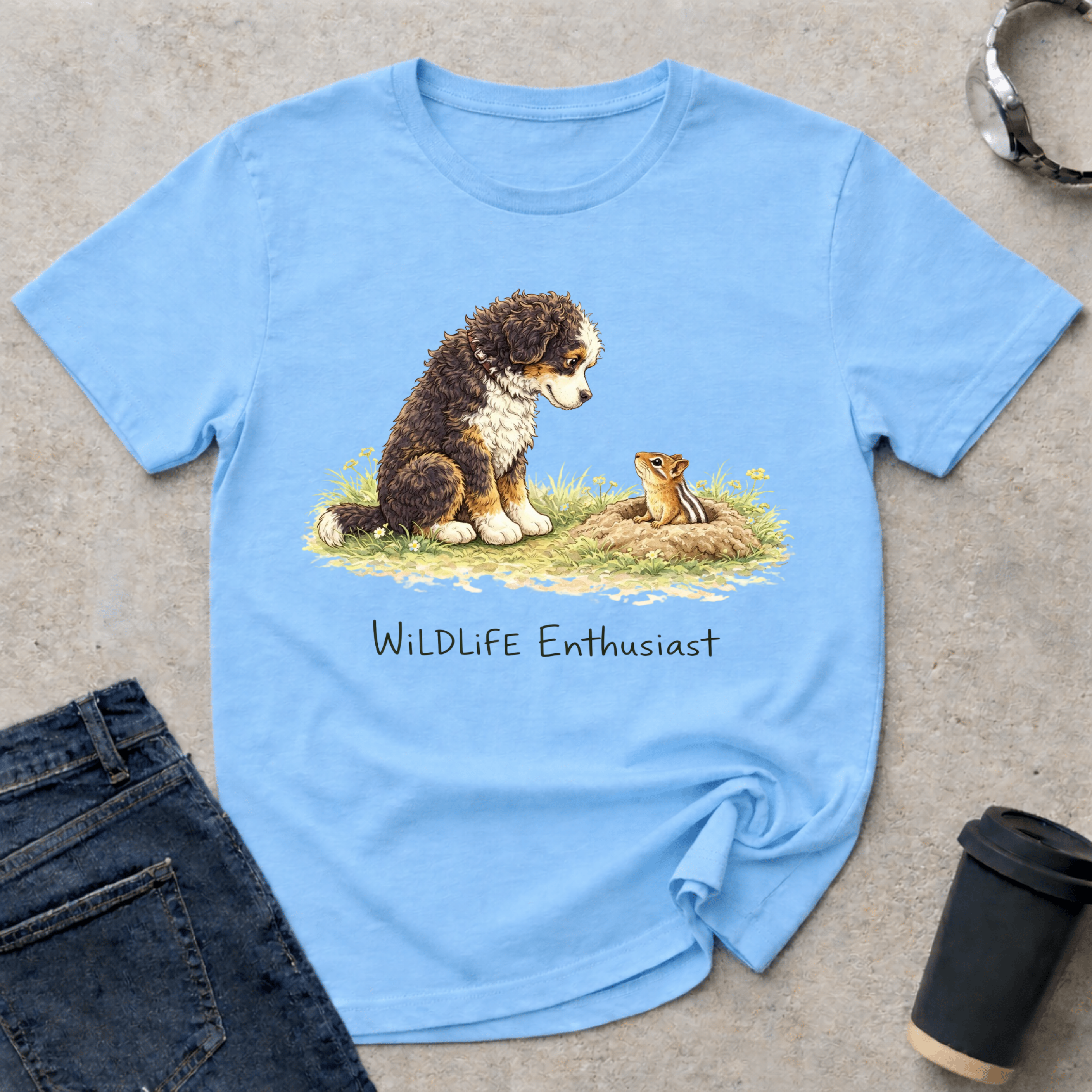 Wildlife Enthusiast Chipmunk T-Shirt