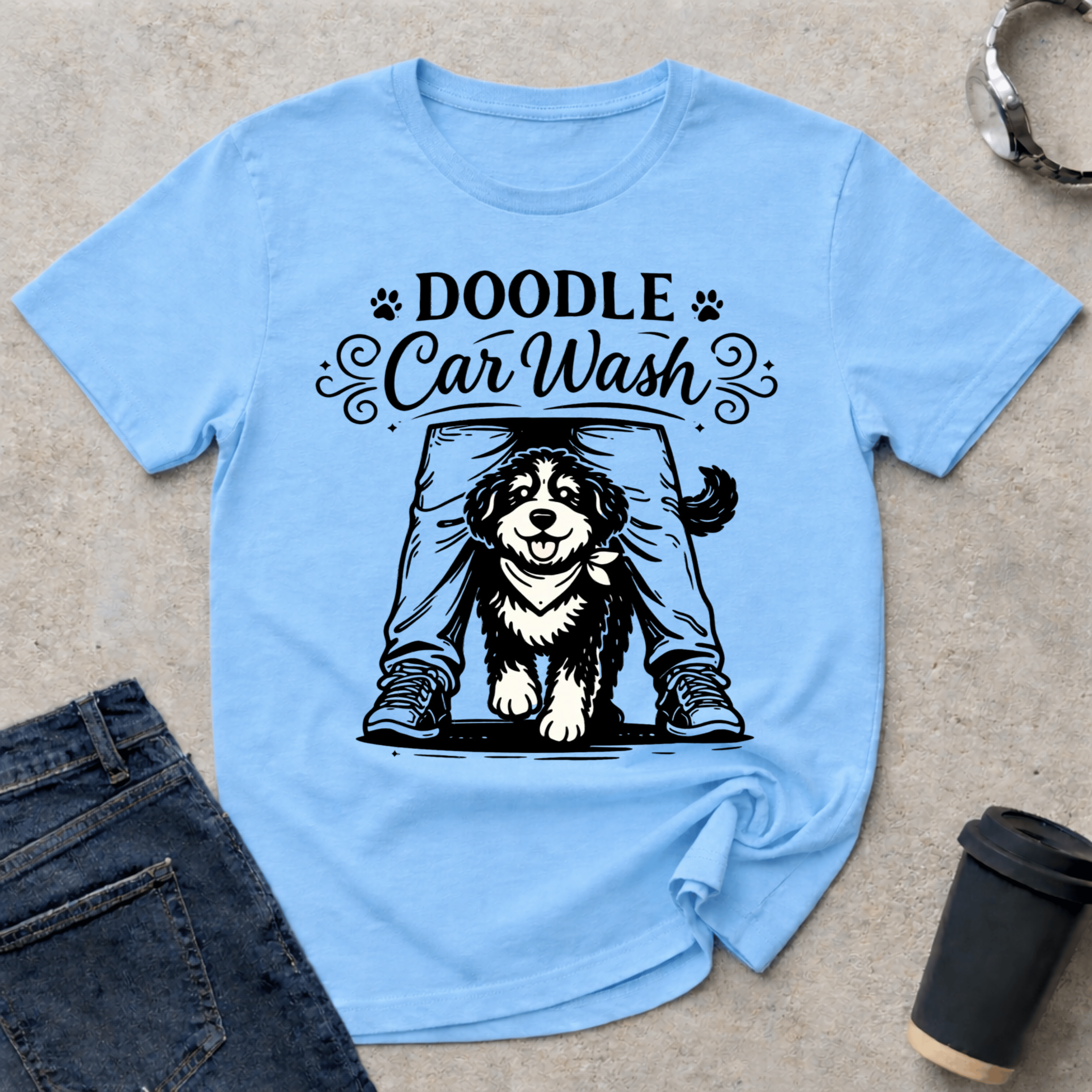 Doodle Car Wash T-Shirt