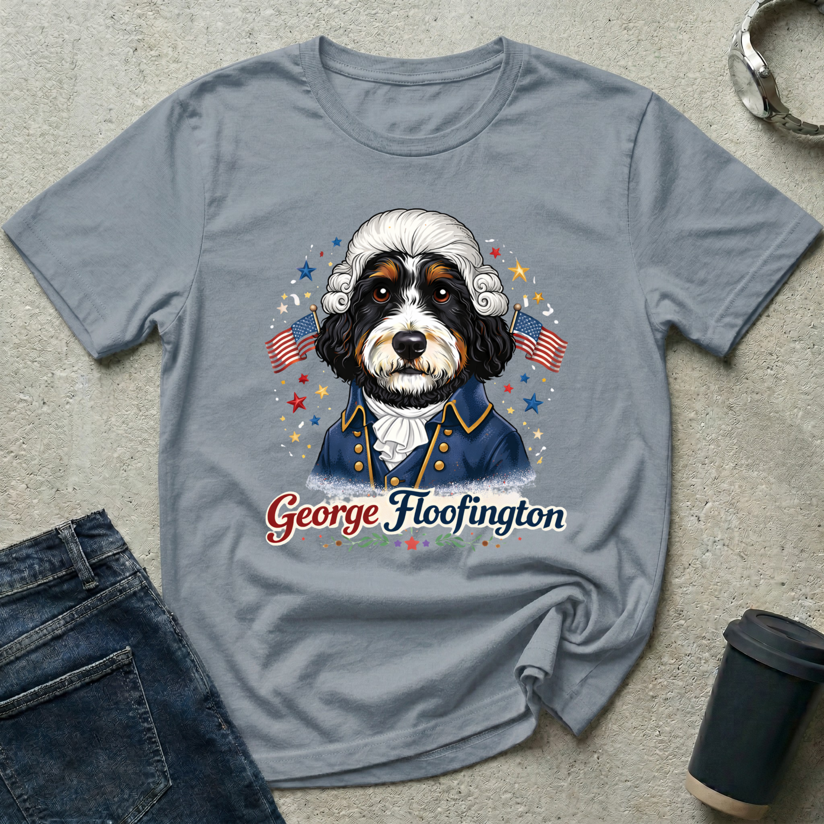 Presidents Day George Floofington T-Shirt