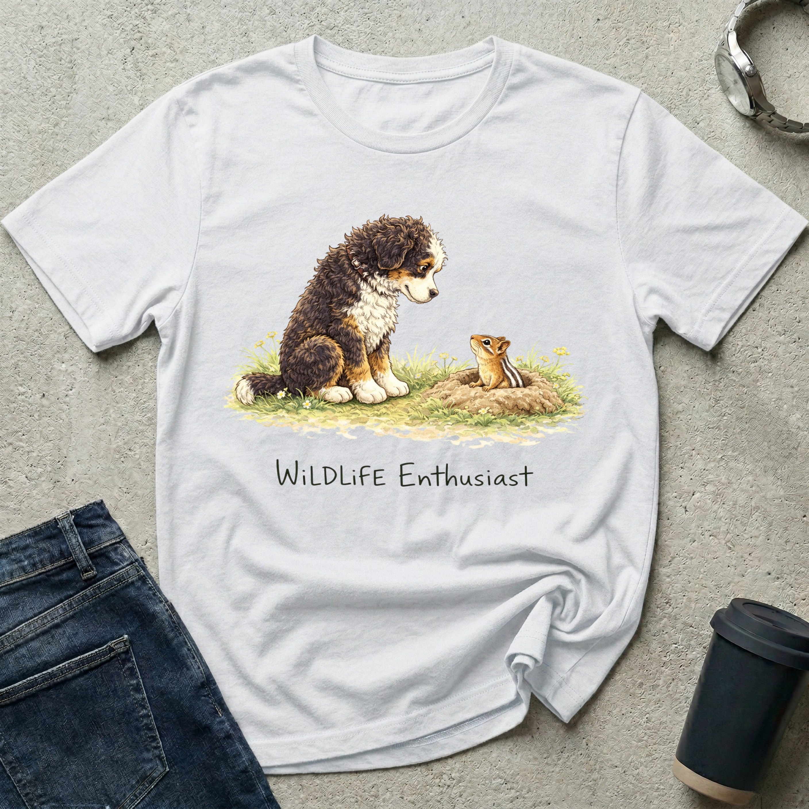 Wildlife Enthusiast Chipmunk T-Shirt