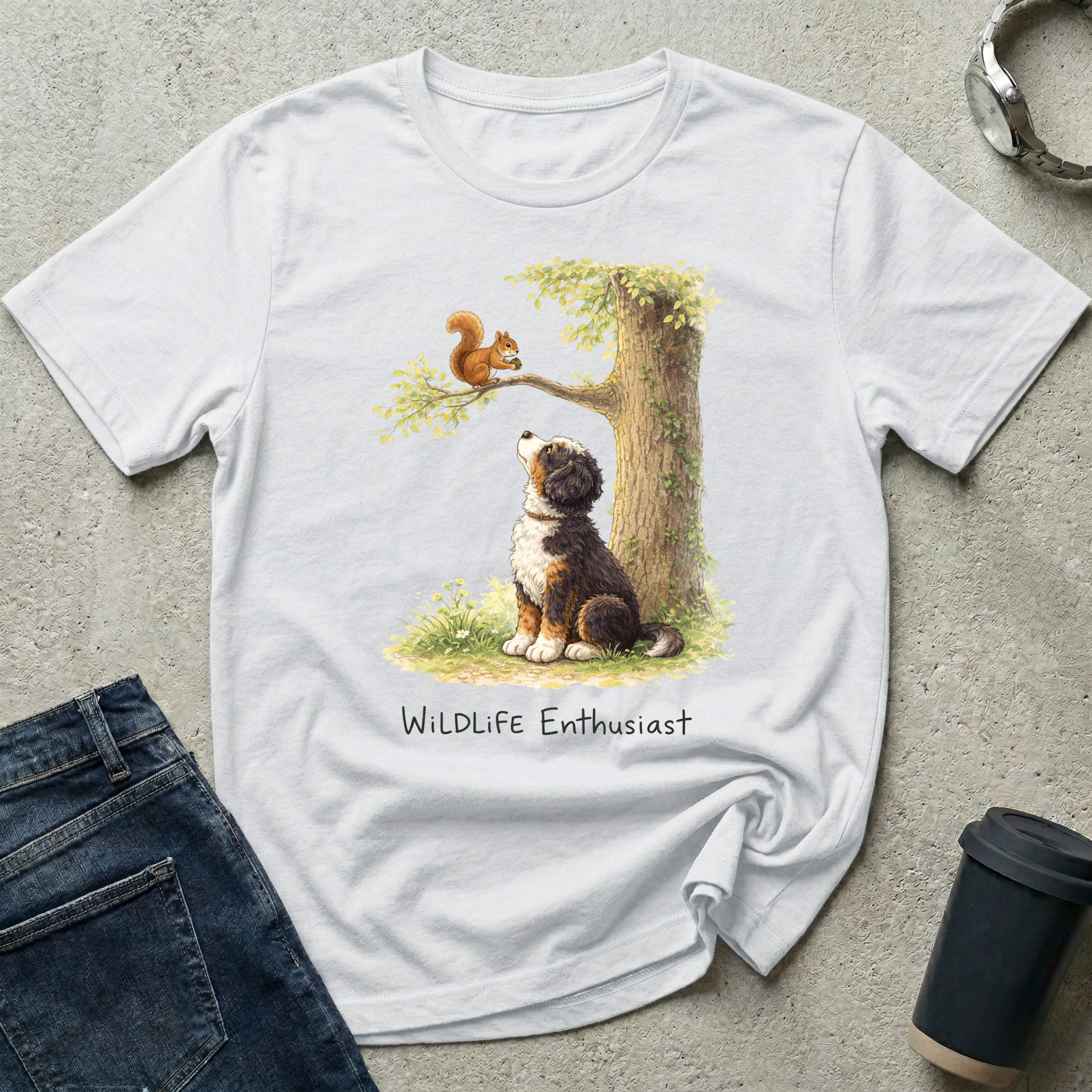 Wildlife Enthusiast Squirrel T-Shirt
