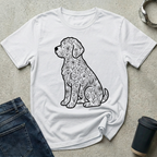 Floral Retriever Silhouette T-Shirt