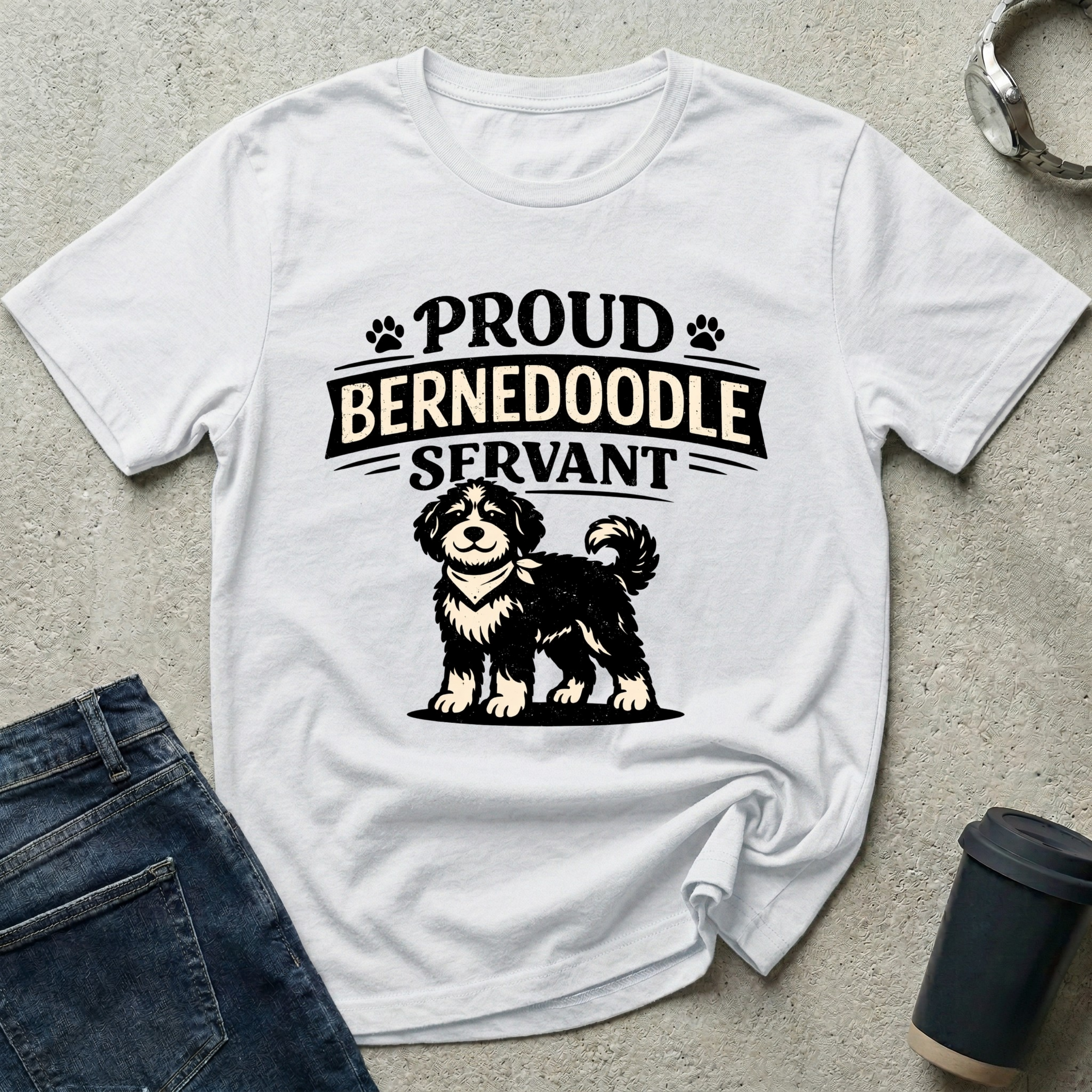 Proud Bernedoodle Servant T-Shirt