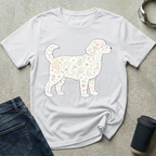 Paisley Standing Doodle Silhouette T-Shirt