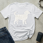 Lace Standing Doodle Silhouette T-Shirt